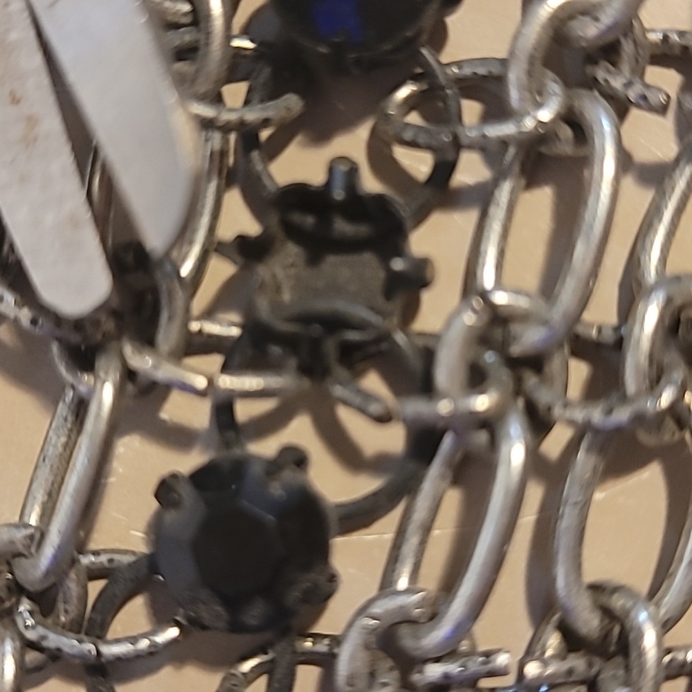 Braided Chain Bracelet Rhinestones - Picture 12 of 13